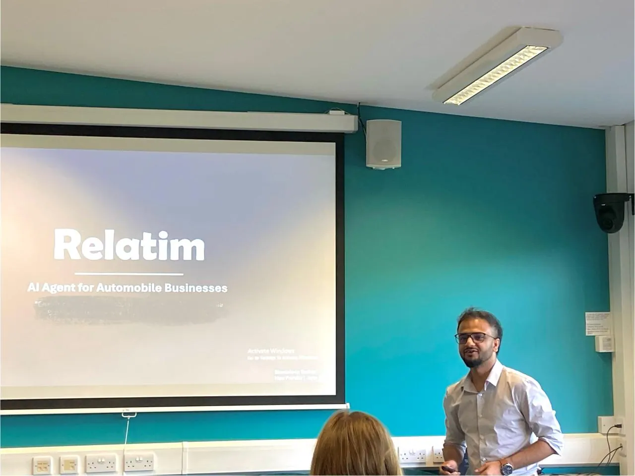 Relatim at New Frontiers Program - Automotive AI Employees and AI agents for Automotive businesses presentation